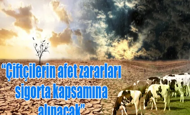 'Çiftçilerin afet zararları sigorta kapsamına alınacak'