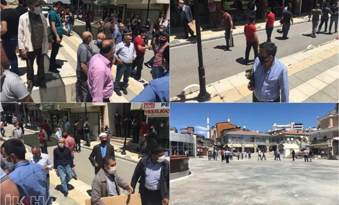 Elazığ'da bazı vatandaşlar haftalardır bekledikleri Cuma namazını kılamadılar-VİDEO