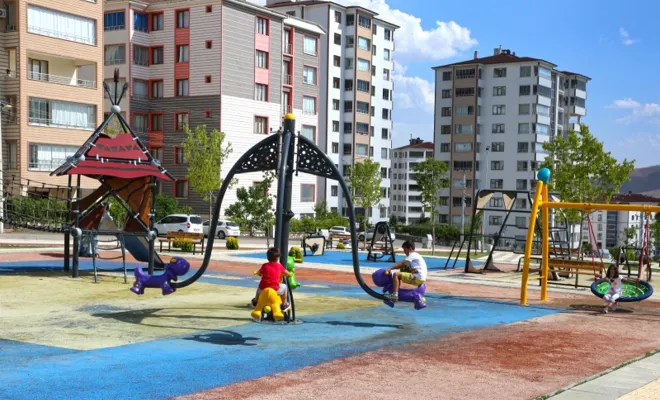 Elazığ’da yeni mahalle parkları