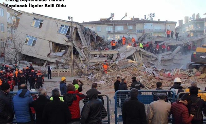 Elazığ Depreminde Yardım Yapılacak İlçeler Belli Oldu