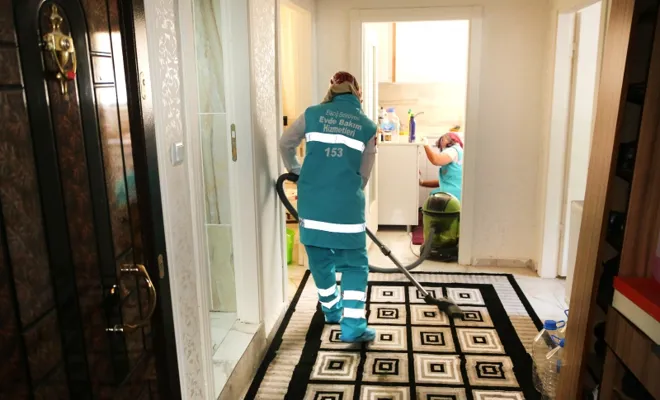 Evde bakım hizmetiyle yüzler gülüyor