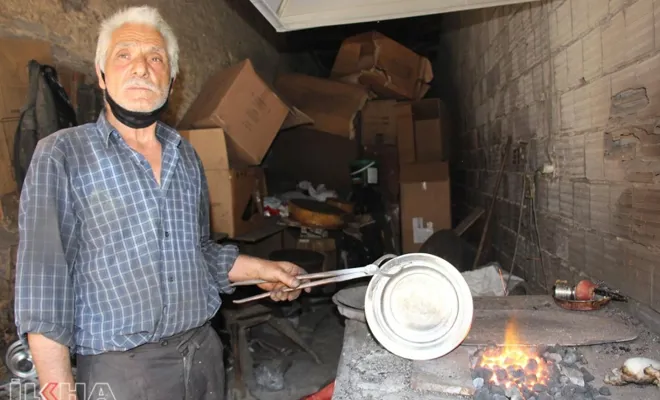 Tarihi kalaycılık mesleği son demlerini yaşıyor-VİDEO