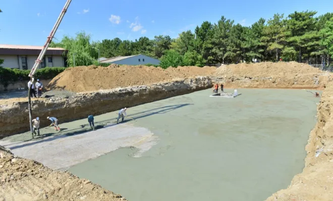 Elazığ`da Depremde yıkılan  okulların yerine yenilerinin yapımına başlandı.