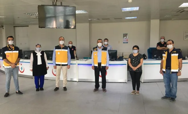 Elazığ 112 Komuta Kontrol Merkezi yeni telsiz haberleşme sistemine geçti