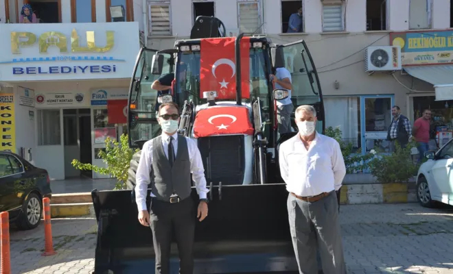 Palu Belediyesi Araç Filosuna Yeni Bir İş Makinesi Daha Eklendi