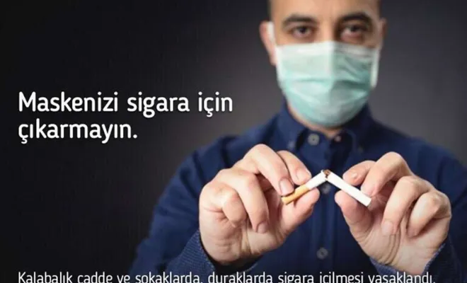 Sağlık Bakanı Koca'dan "Maskenizi sigara için çıkarmayın" uyarısı 