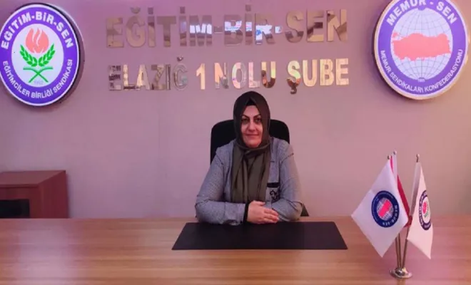 Memur-Sen Elazığ şubesinden KADINA ŞİDDET açıklaması 