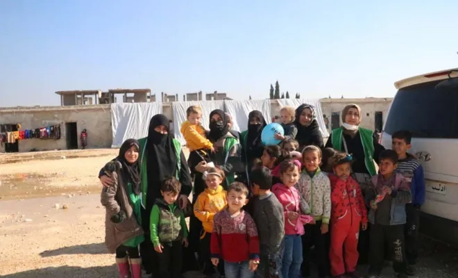 İHH Kadın Kollarından İdlib’e Yardım Eli