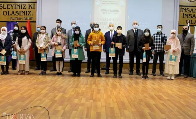 Elâzığ'da Veda Hutbesi Okuma Yarışması düzenlendi 