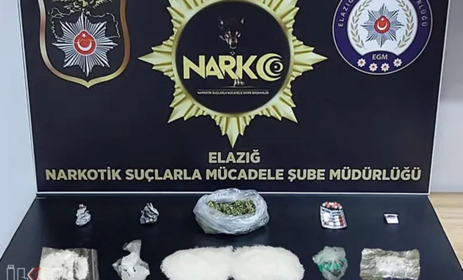 Elâzığ'da uyuşturucu operasyonu