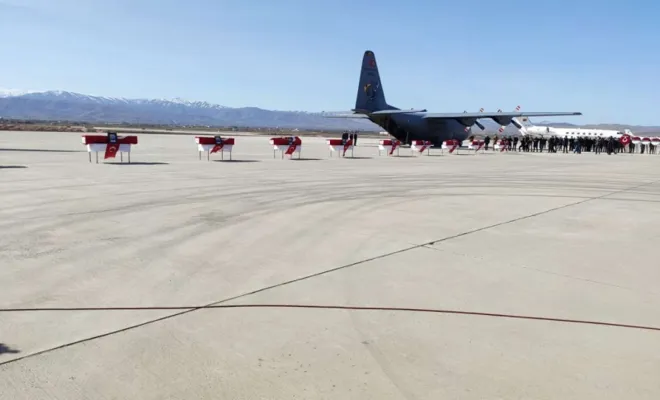 Kolordu Komutanı ve 10 asker için Elâzığ`da cenaze töreni düzenleniyor 