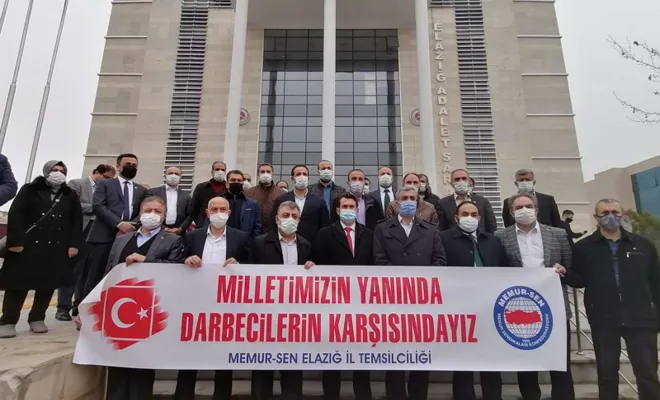 Memur-Sen Elâzığ İl Temsilciliği emekli amiraller hakkında suç duyurusunda bulundu 