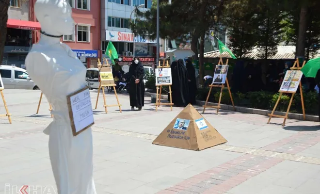 HÜDA PAR Elazığ Kadın Kolları Mısır'daki idam kararlarını konu alan fotoğraf sergisi açtı 