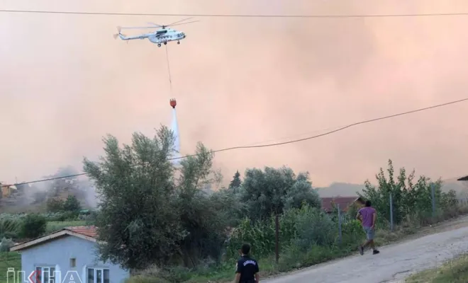 17 ilde 58 orman yangını meydana geldi 