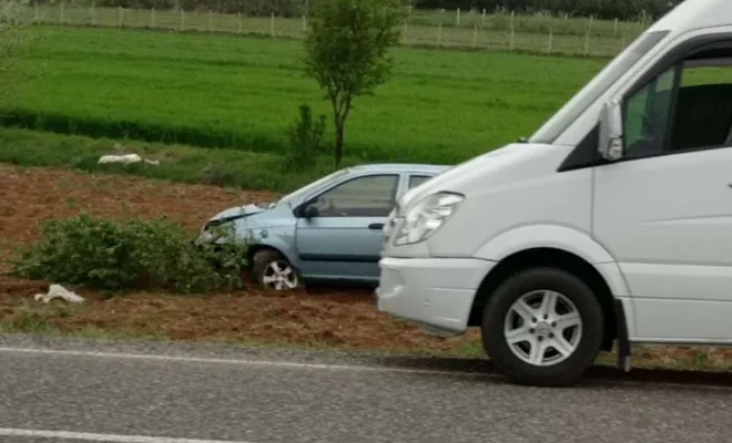 Kovancılar'da otomobil kazası: Bir yaralı