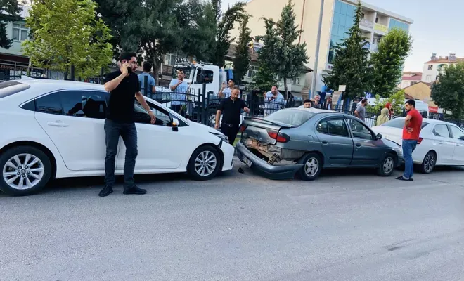 Elazığ’da Zincirleme Kaza